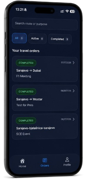 APN mobilna — lista putnih naloga